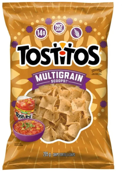 Tostitos Tortilla Chips Multigrain Scoops! 205g