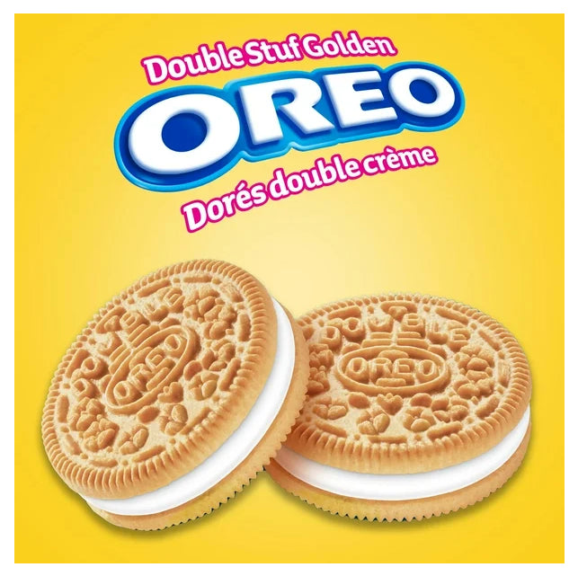 Oreo Double Stuf Golden Sandwich Cookies, 261g