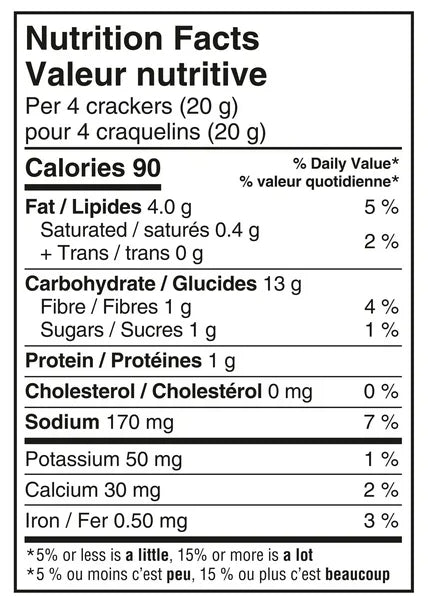 Triscuit, Garden Vegetable Crackers, Light and Crispy Texture, 185g