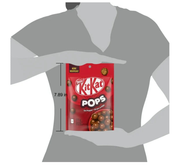 Kit Kat Pops Milk Chocolate Snacks Pouch, 170g