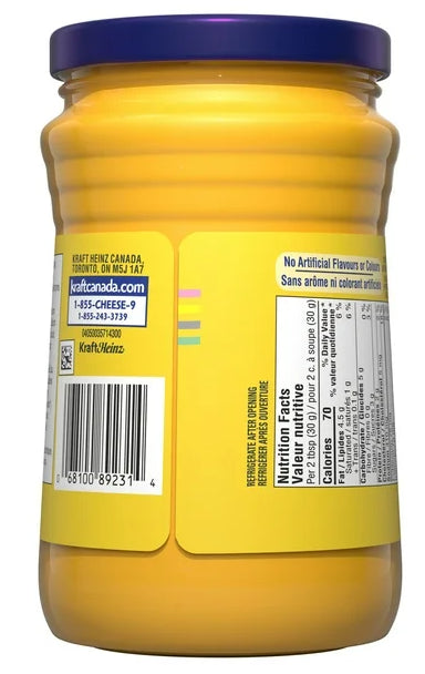 Cheez Whiz Cheese Spread, 450g Jar