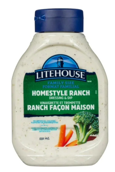 Litehouse Homestyle Ranch Dressing & Dip, 592mL