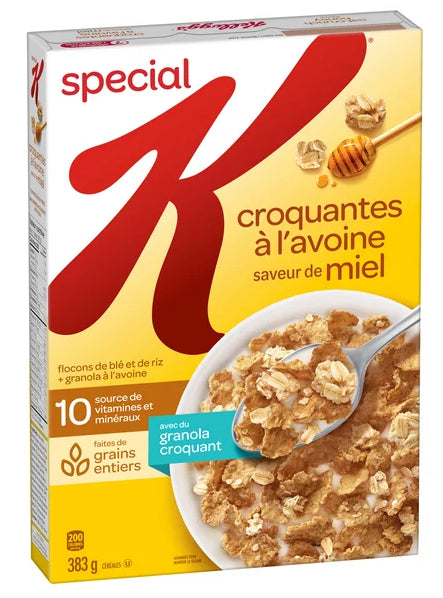 Kellogg's Special-K Oat Crunch Honey Cereal, 383g