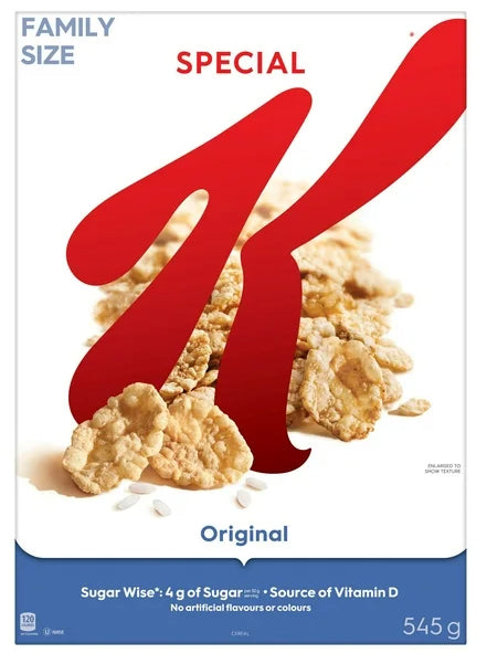 Kellogg's Special K Original Cereal, Family Pack, 545g