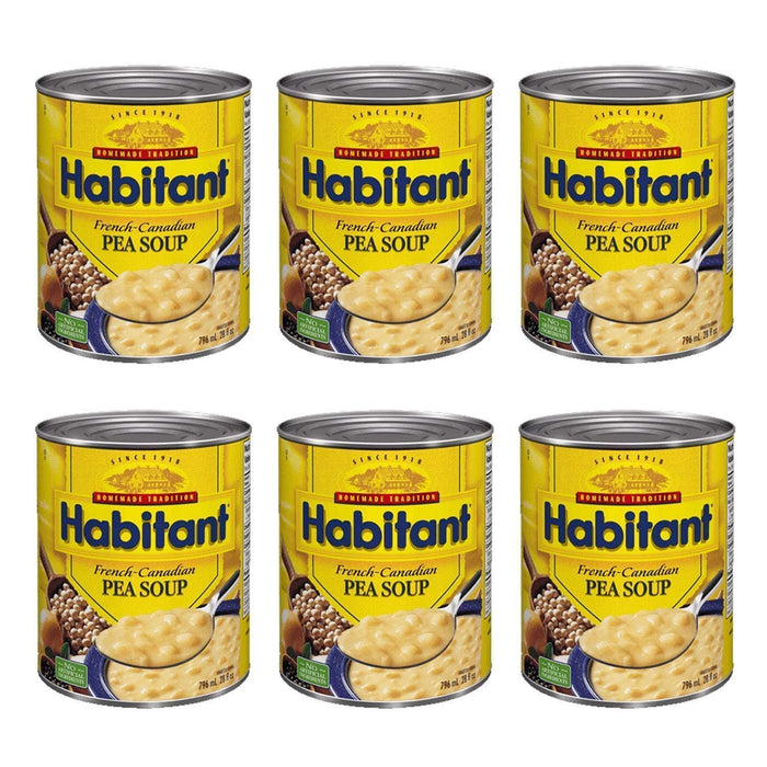 Habitant French Canadian Pea Soup 796ml/28 fl. oz 6 Cans