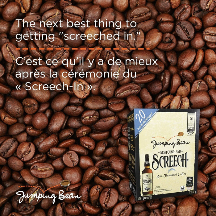 Jumping Bean Newfoundland Screech Rum Coffee 12ct