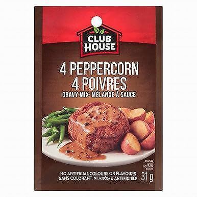 Club House 4-Peppercorn Gravy Mix 31g Each 5 Packets