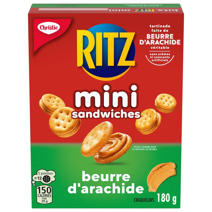 Ritz Bits Sandwiches Peanut Butter Flavour 180g/6.35oz