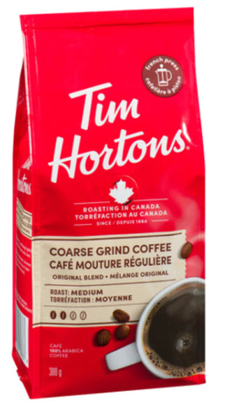 Tim Hortons Ground Coffee Coarse Grind Original 300g