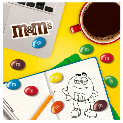 M&M'S, Peanut Milk Chocolate Candies, Family Bag, 345g