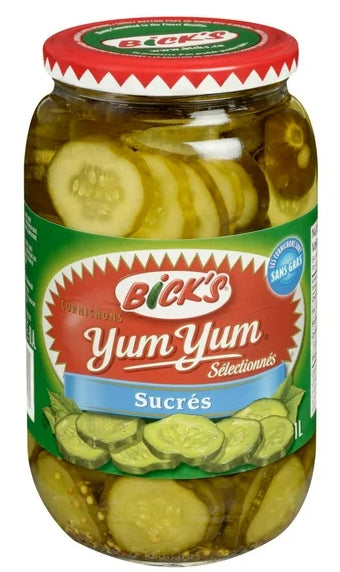 Bick's Yum Yum Sweet Pickles, 1L