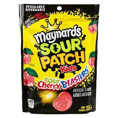 Maynards Sour Cherry Blasters Candy, 355g/12.5oz 4 BAGS - CanadaGrocery