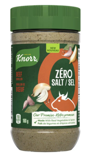 Knorr Zero Salt Bouillon Powder Beef 160g