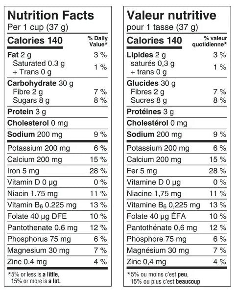 Cheerios Veggie Blends Blueberry Banana Cereal, Whole Grains, 300g