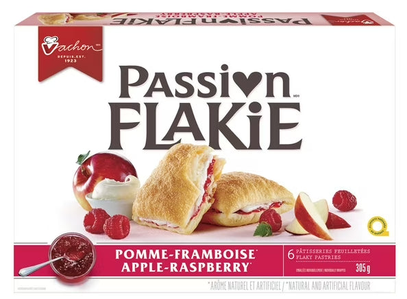 Vachon Passion Flakie Apple-Raspberry Flaky Pastries, 305g