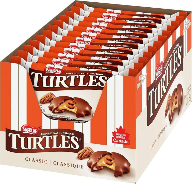 Nestle Turtles Original Chocolate Bars Case, 24x33g