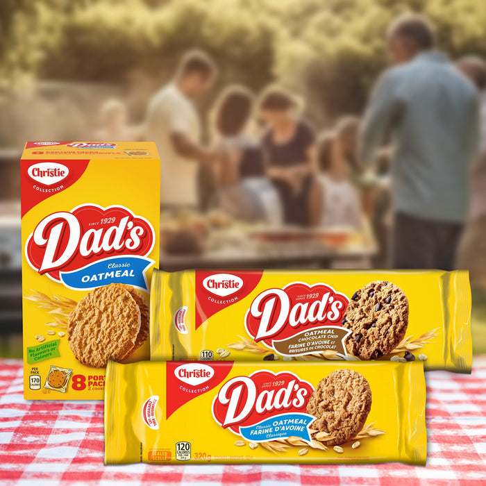 Dad's Family Size Oatmeal Original Cookies, 520g/18.3oz