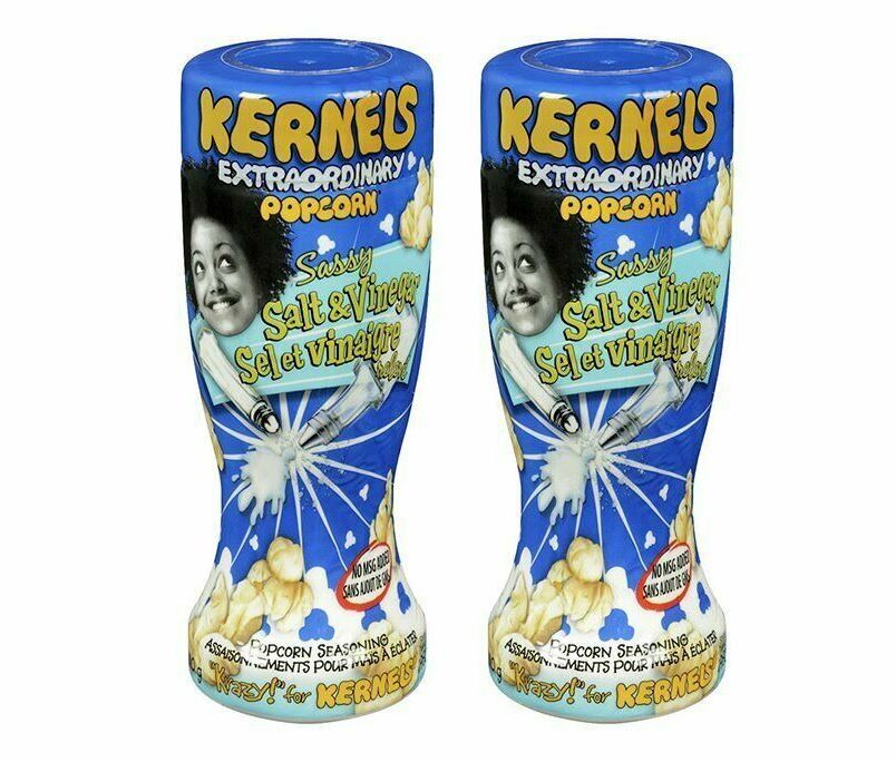 Kernels Sassy Salt and Vinegar Popcorn Seasoning 125g Each 2 Count