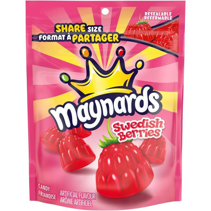 Maynards Bundle, Swedish Berries, Fuzzy Peach, Sour Patch Kids 315g Each - CanadaGrocery