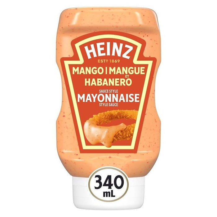 Heinz Mango Habanero Mayonnaise Style Sauce, 340mL