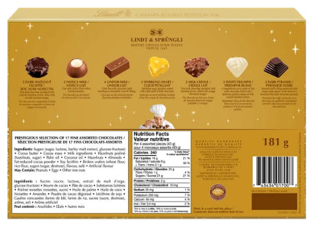 Lindt Champs-Elysees Assorted Chocolate Box, 181g