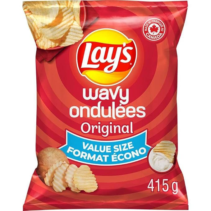 Lay's Wavy Original Potato Chips 415g/14.6oz