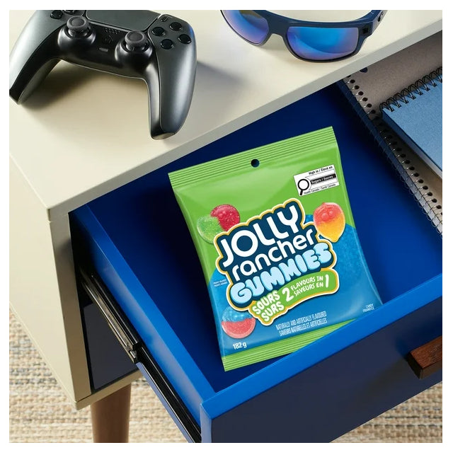 JOLLY RANCHER 2-in-1 Sours, Gummy Candy, 182g