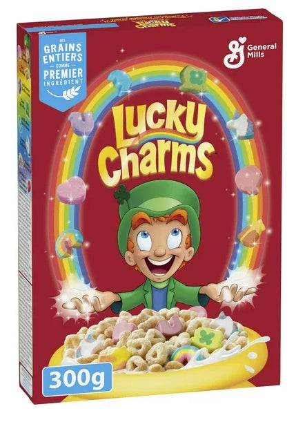 Lucky Charms Canadian Breakfast Cereal, 300g