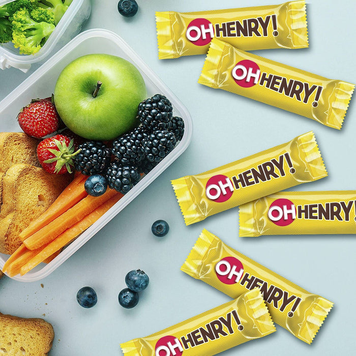 OH HENRY! Halloween Mini Chocolate Candy Bars, 30 Count, 450g/1LB