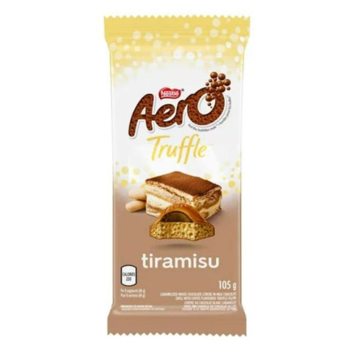 Aero Truffle Tiramisu Milk Chocolate Bar, 105g/3.7oz Each 3 Large Bars