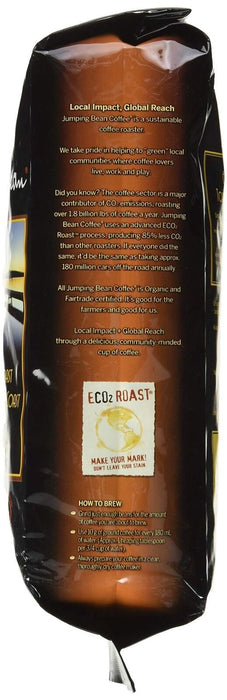 Jumping Bean East Coast Roast Organic Medium Roast Whole Bean Coffee 1LB