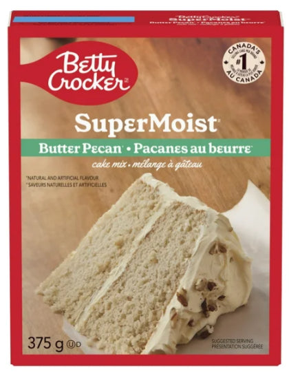 Betty Crocker Super Moist Butter Pecan Cake Mix, 375g