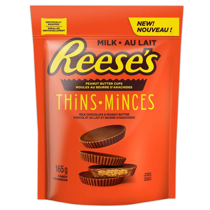 Reese's Thins Peanut Butter Cups Milk Chocolate 165g/5.8oz