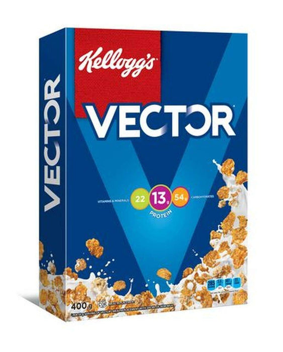 Kellogg's Vector Meal Replacement Cereal, 400g/14.1oz, 2 BOXES