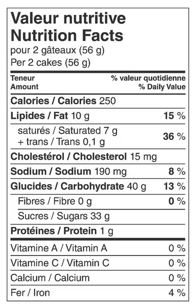 Vachon Ah Caramel, The Original Cakes, 336g