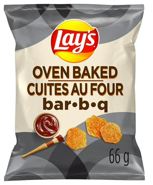 Lay's Oven Baked BBQ Flavored Potato Chips, 66g