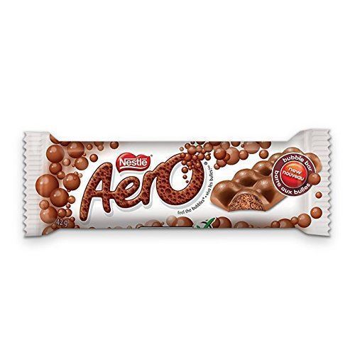 Nestle Aero Milk Chocolate Bars 42 Grams Each 10 Full Size Bars