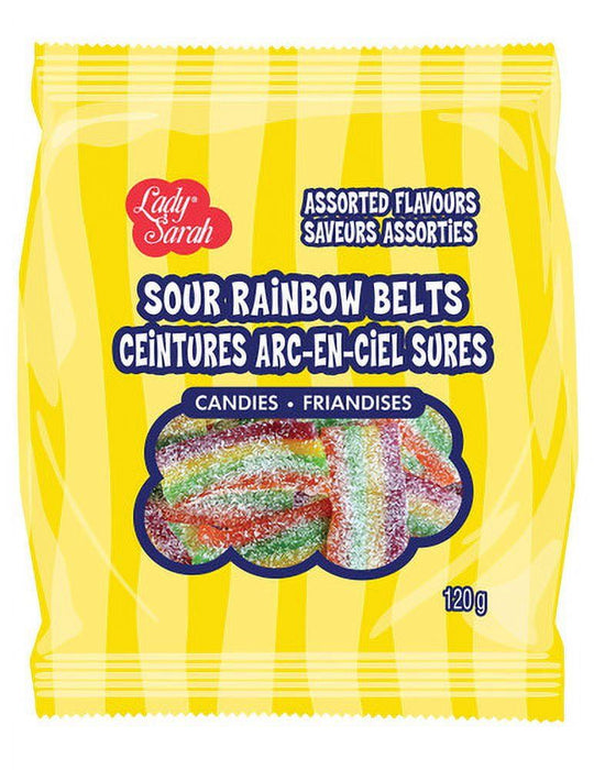 Lady Sarah Sour Rainbow Belts 120g/4.2oz Peg Bag