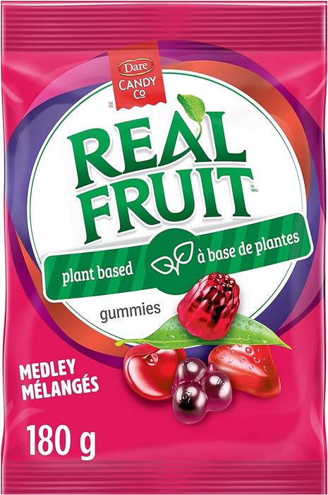 Dare Real Fruit Gummies, Fruit Medley, 180g/6.3oz