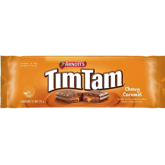 Arnott's Tim Tam Chewy Caramel (4 Pack) - Australian Chocolate Biscuits - CanadaGrocery