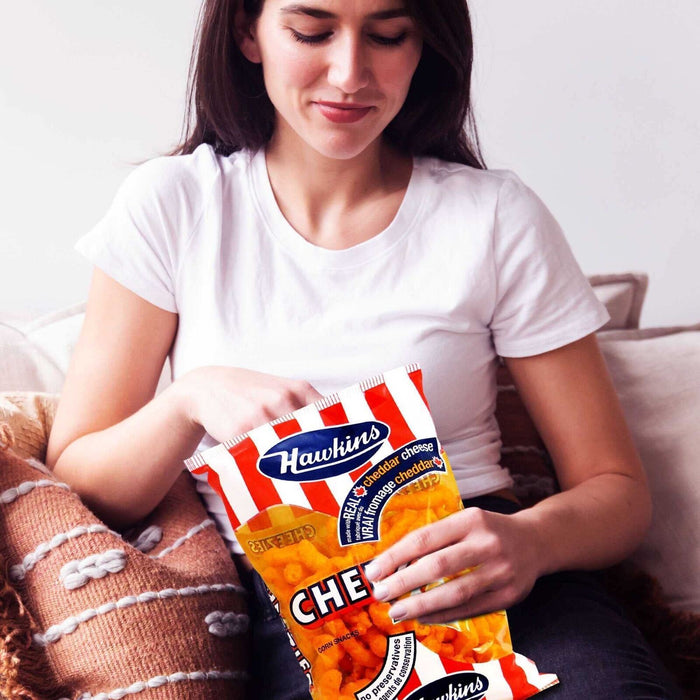 Hawkins Cheezies Family Pack 3x210g/7.4oz,  3 BAGS