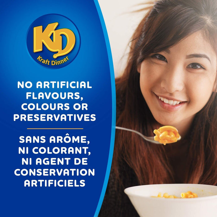 KD Kraft Dinner Original Macaroni and Cheese, 225g (Canadian Product)