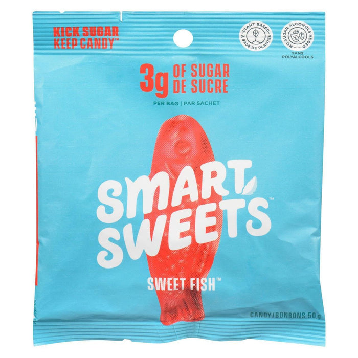 SMART SWEETS Low Sugar Sweet Fish Gummy Candy 5x50g (Box of 5)