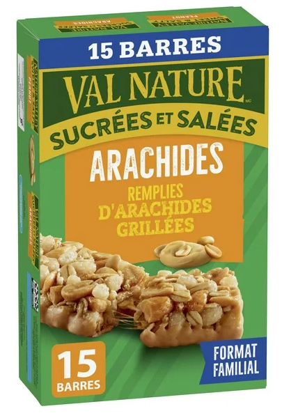 Nature Valley Granola Bars, Sweet and Salty Nut, Peanut, 15 ct, 525g