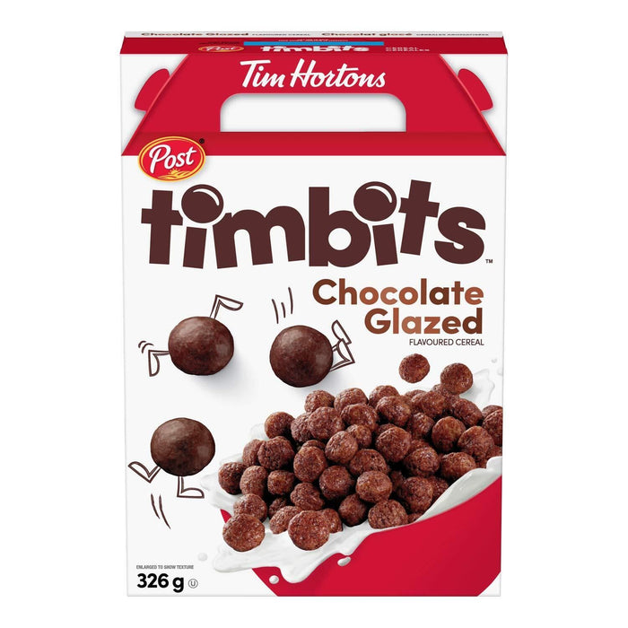 Post Tim Hortons Timbits Chocolate Glazed Flavored Cereal 326g