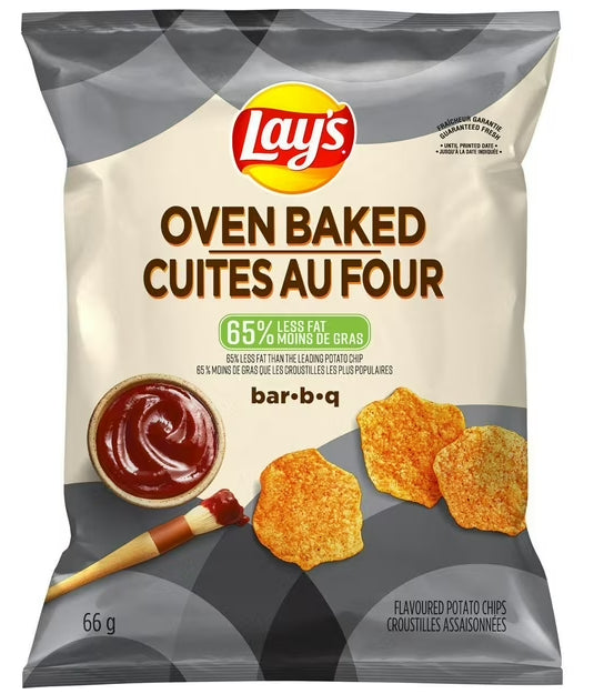 Lay's Oven Baked BBQ Flavored Potato Chips, 66g