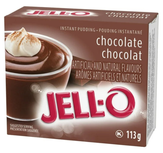 Jell-O Chocolate Instant Pudding Mix, 113g