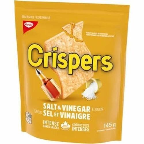 Christie Crispers, Salt & Vinegar Crackers, 145g/5.1oz