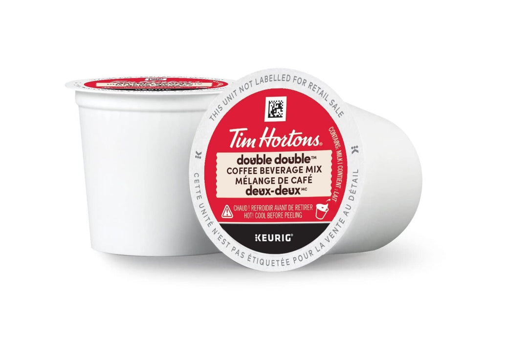 Tim Hortons Double Double Coffee, Serve Keurig K-Cup Pods, 180g/6.3 oz