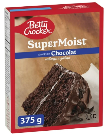 Betty Crocker Super Moist Devil's Food Cake Mix, 375g